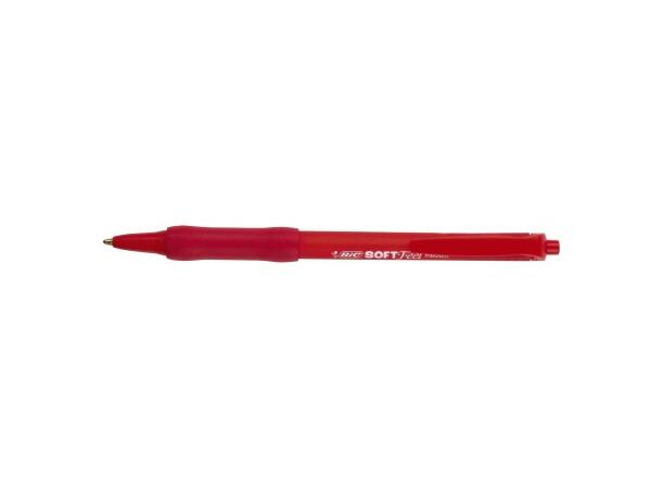 Kulepenn Bic Softfeel Grip rød 